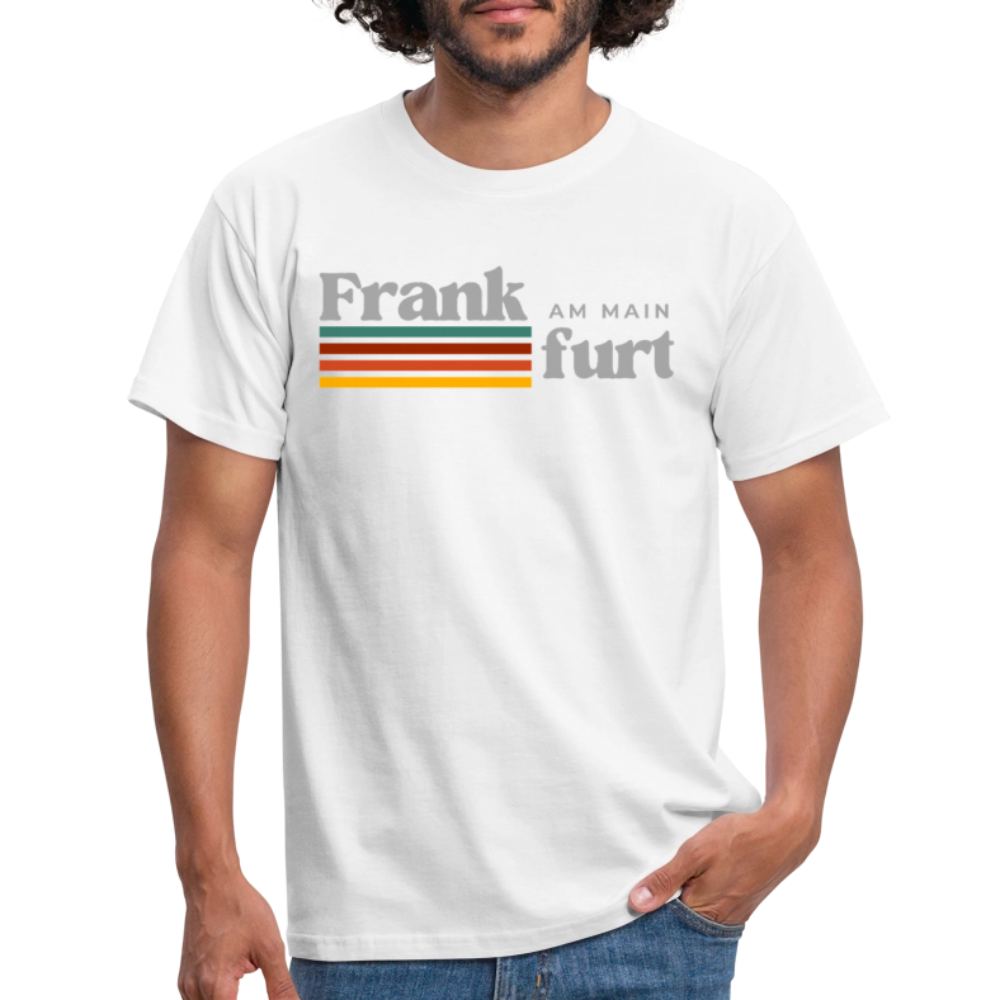 T-Shirt Frankfurt (Main) "Retro" - Weiß