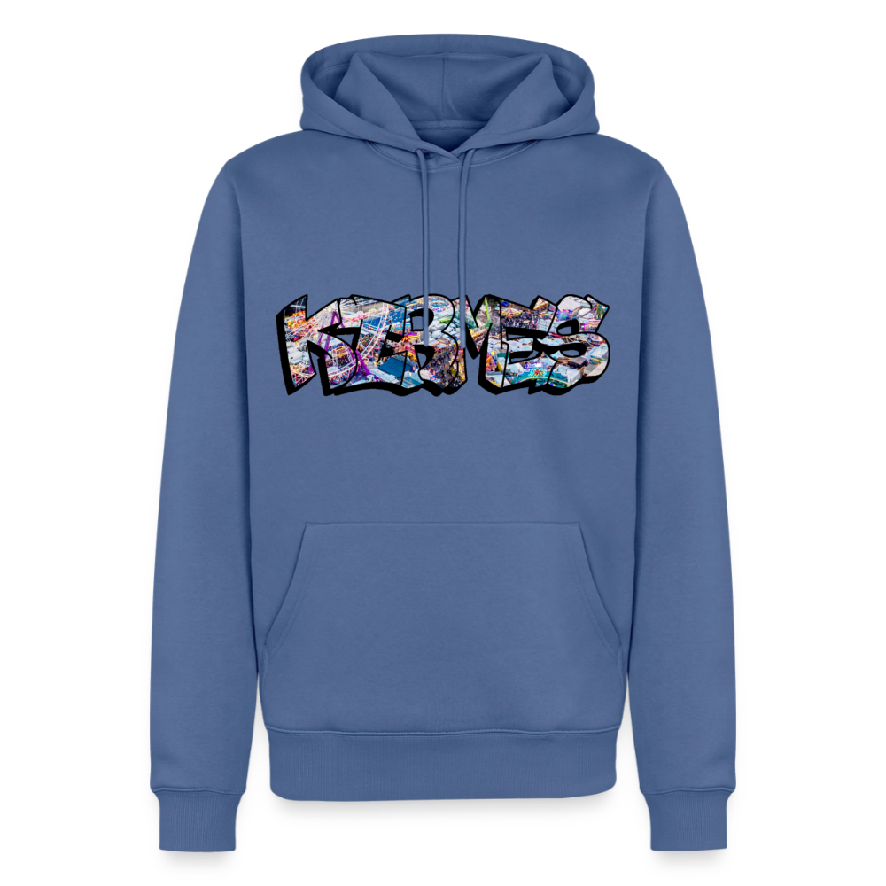 Hoodie "Kirmes" - Taubenblau