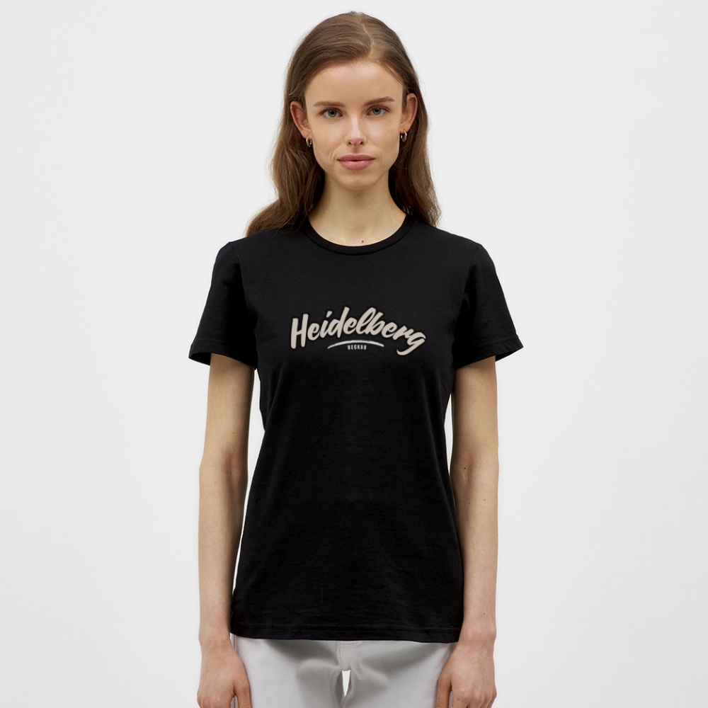 T-Shirt Ladies Heidelberg "Graffiti Tag White" - Schwarz