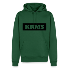 Hoodie "KRMS" Dark Edition - Flaschengrün