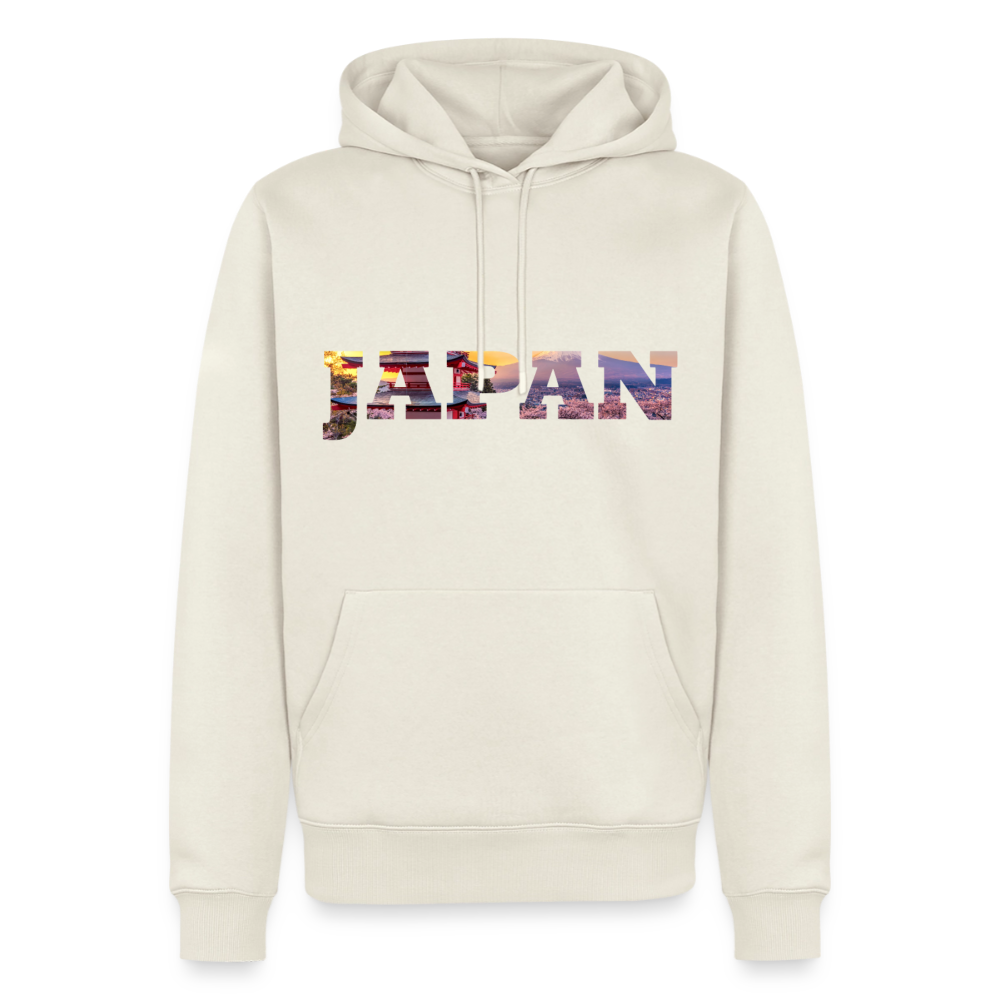 Hoodie Japan "Bold Panorama" - Naturweiß
