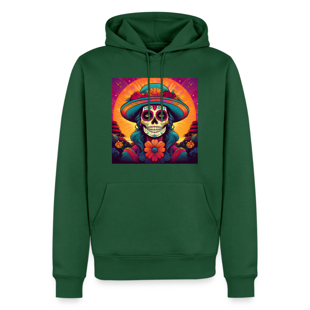 Hoodie Mexico "Mujer" - Flaschengrün