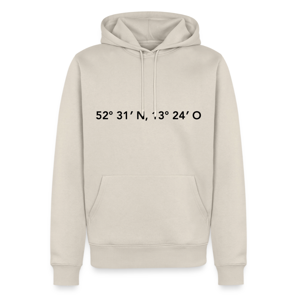 Hoodie Berlin "GPS" Dark Edition - Beige