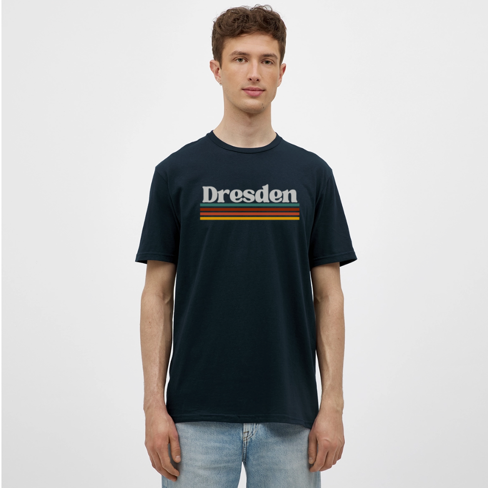 T-Shirt Dresden "Retro" - Navy