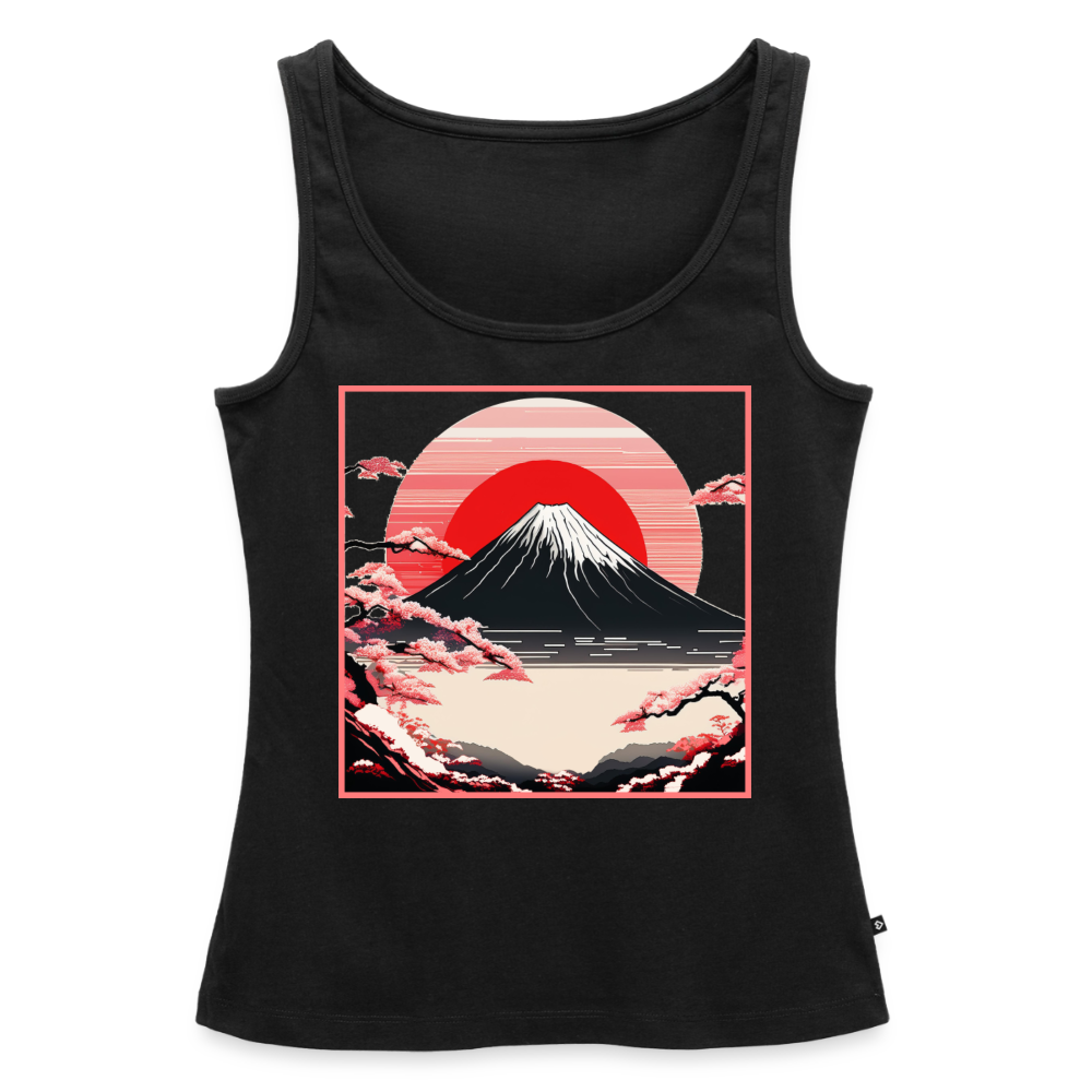 Tanktop Ladies Japan "Fuji" - Schwarz