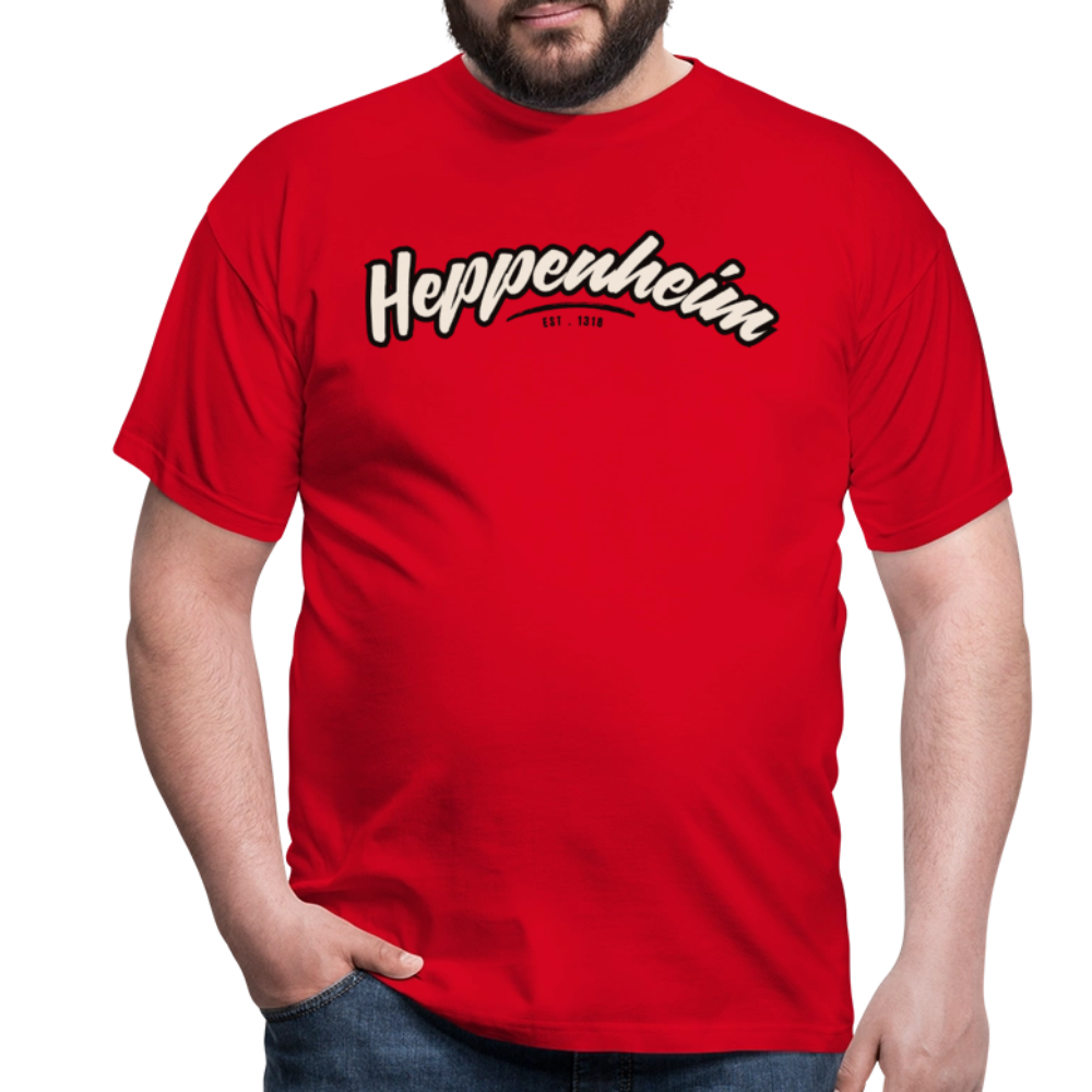 T-Shirt Heppenheim "Graffiti Tag" - Rot
