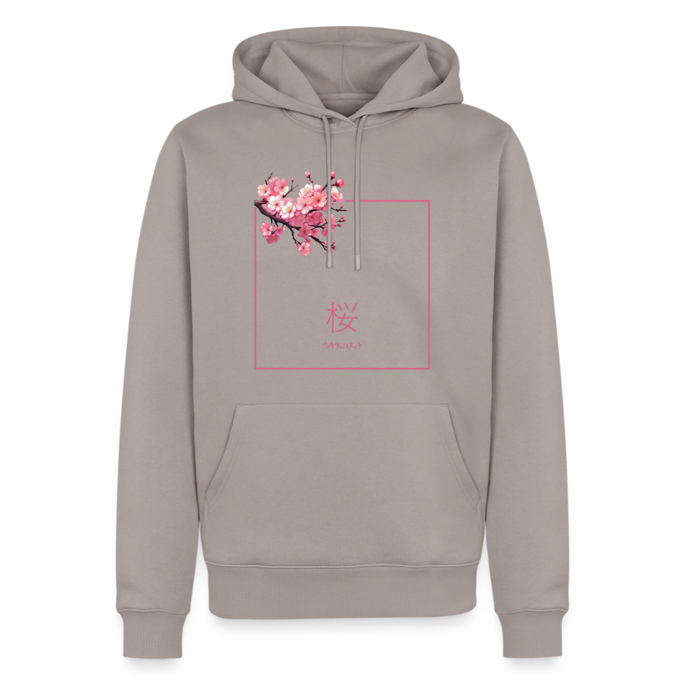 Hoodie Japan "Sakura" - Taupe