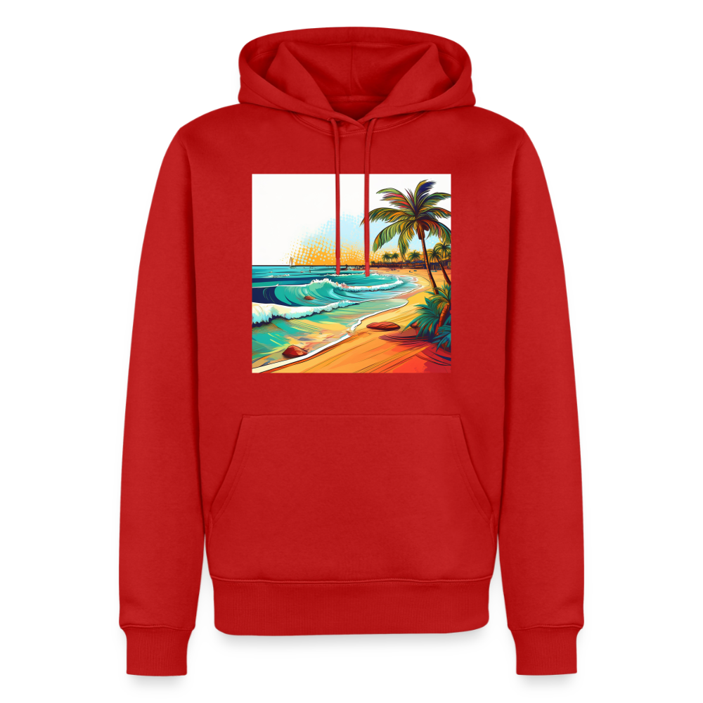 Hoodie Mexico "Paradise Cancun" - Rot