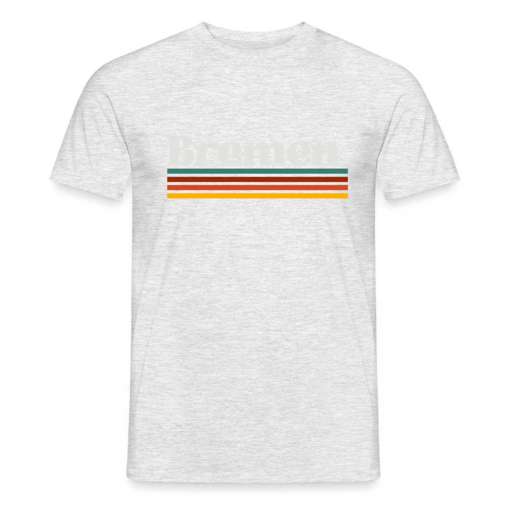 T-Shirt Bremen "Retro" - Grau meliert