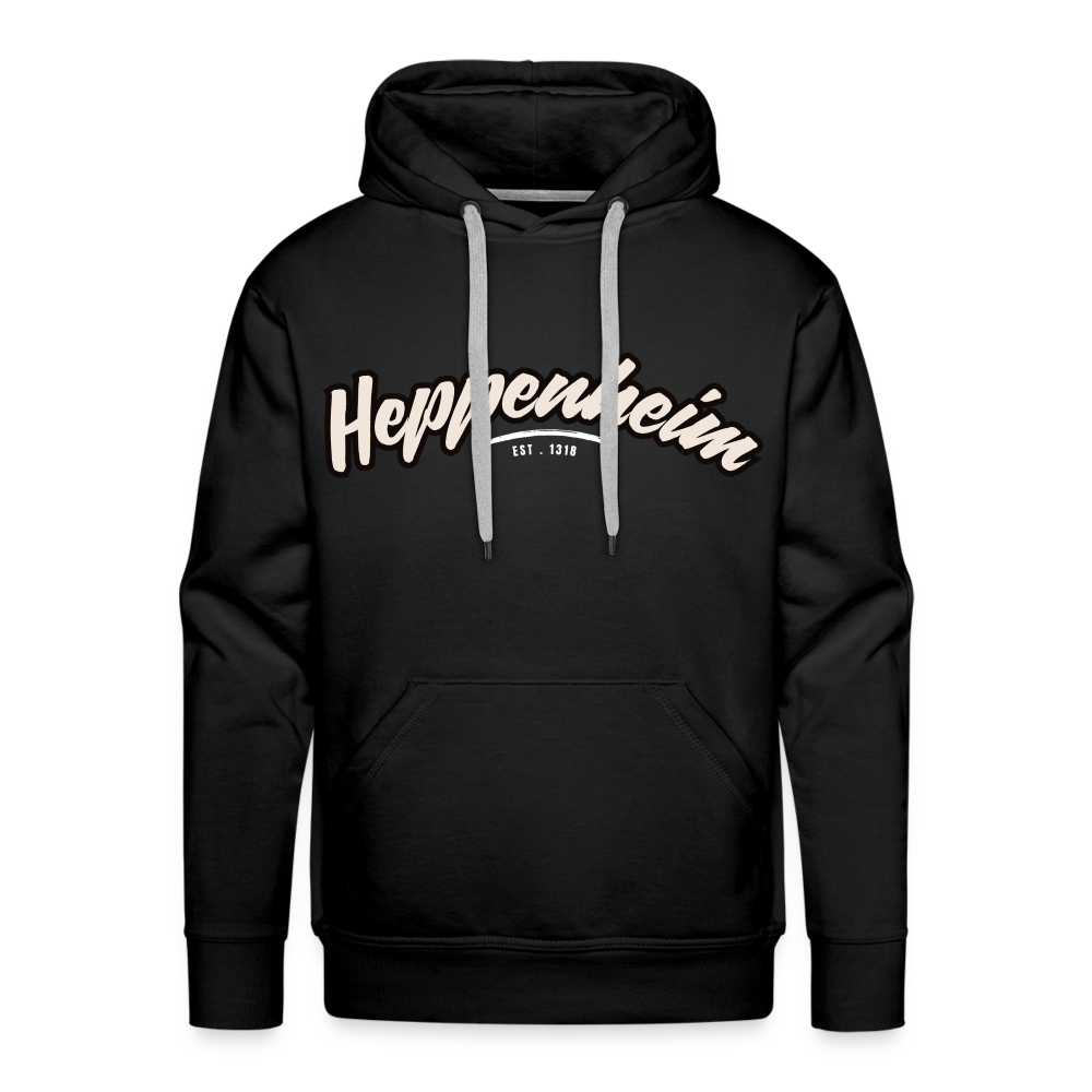 Hoodie Heppenheim "Graffiti Tag White" - Schwarz