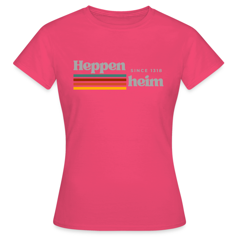 T-Shirt Ladies Heppenheim "Retro" - Azalea