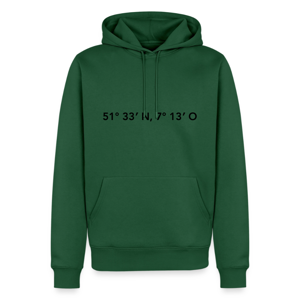 Hoodie Herne "GPS" Dark Edition - Flaschengrün