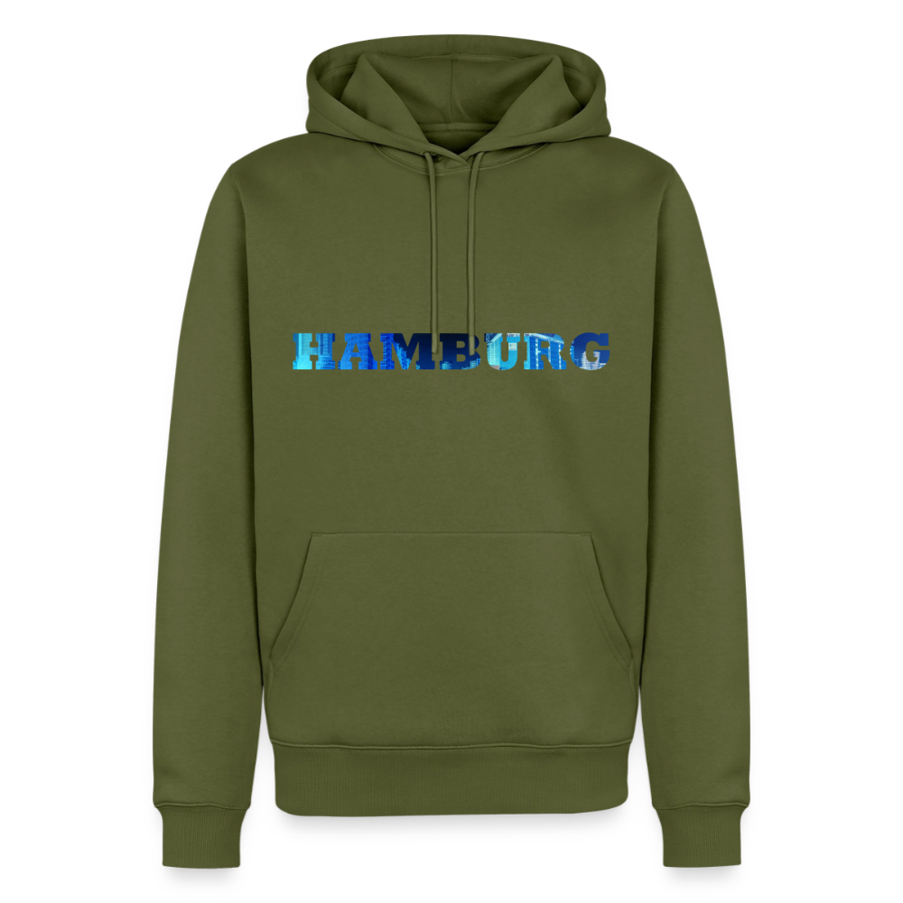Hoodie Hamburg "Panorama Bold" - Khaki