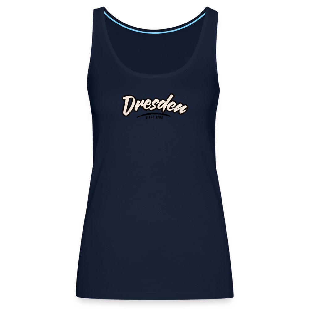 Tanktop Ladies Dresden "Graffiti Tag" - Navy