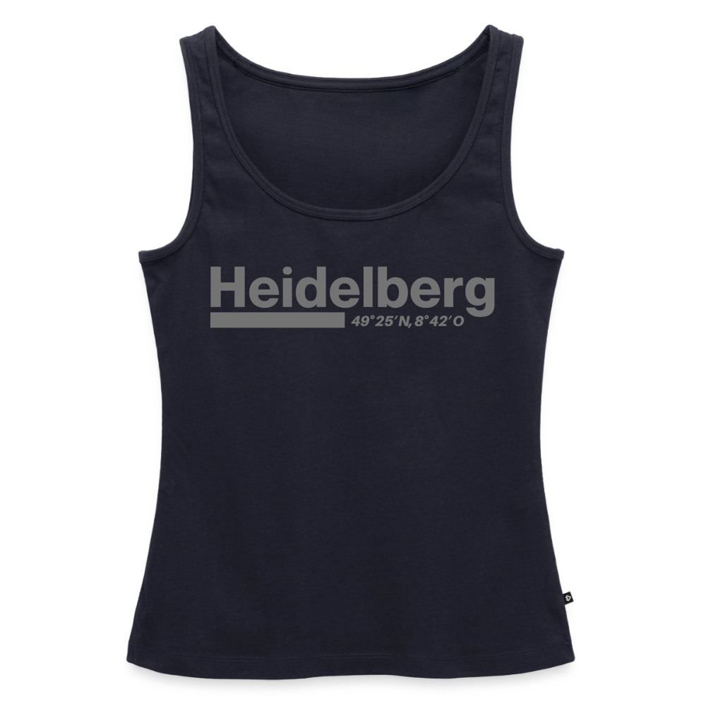 Tanktop Ladies Heidelberg "Bold GPS" - Navy
