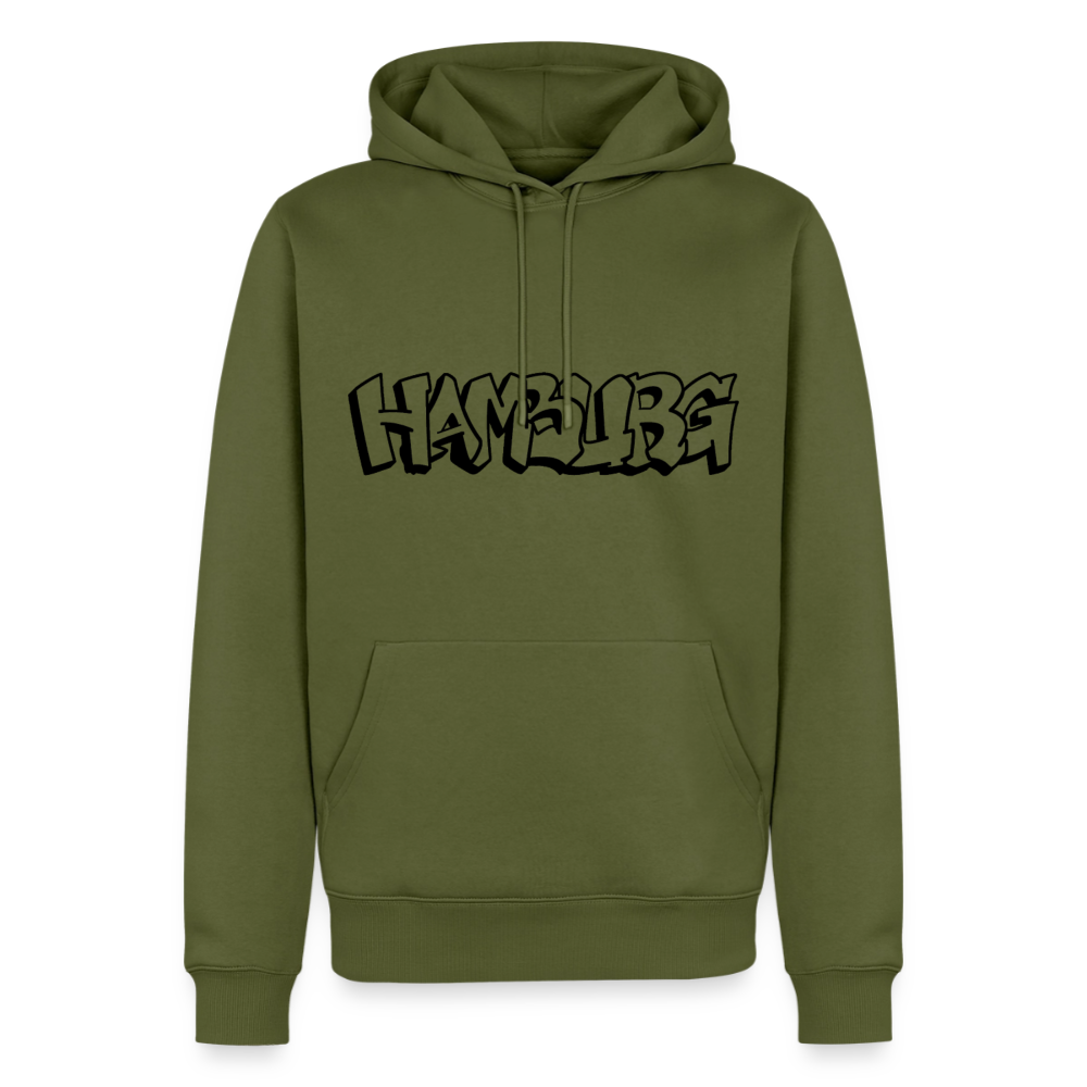 Hoodie Hamburg "Graffiti" Dark Edition - Khaki