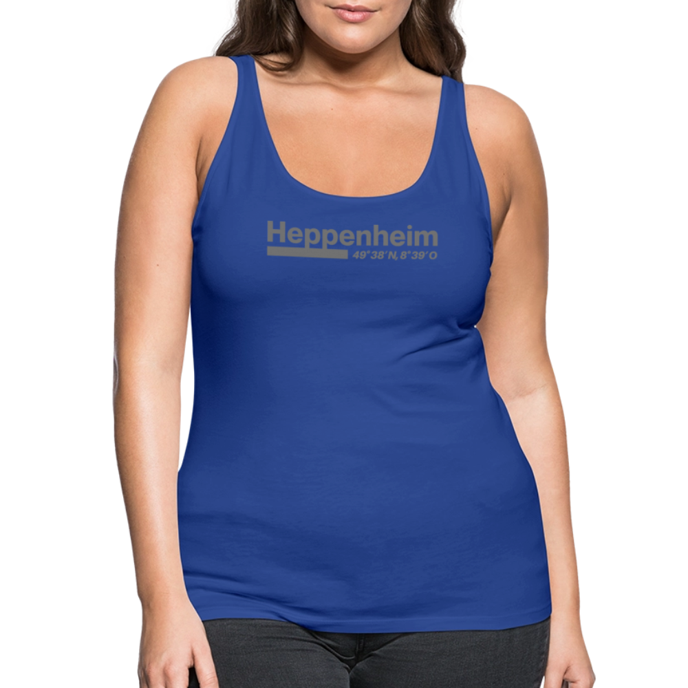 Tanktop Ladies Heppenheim "Bold GPS" - Königsblau
