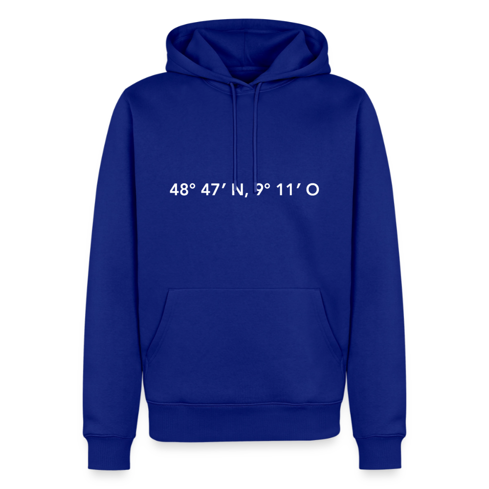 Hoodie Stuttgart "GPS" Bright Edition - Royalblau