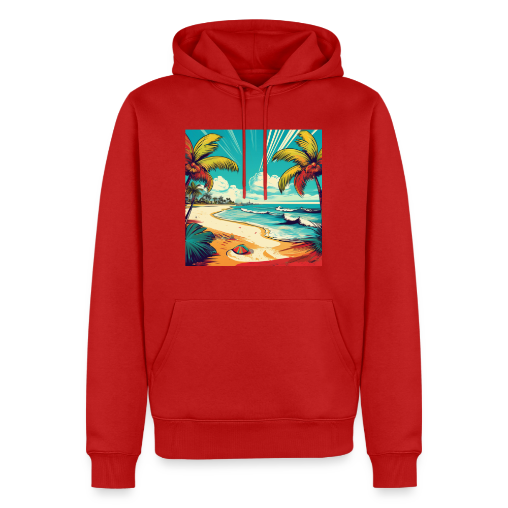 Hoodie Mexico "Paradise Tulum" - Rot