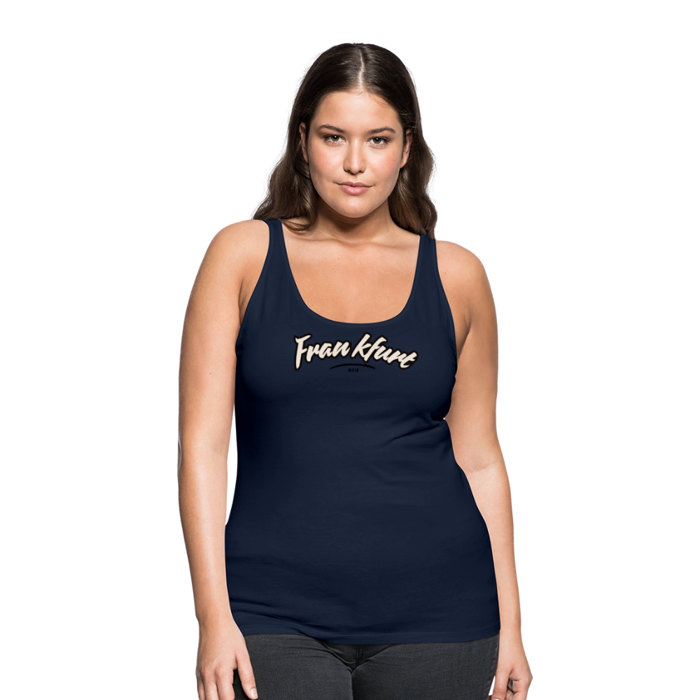 Tanktop Ladies Frankfurt (Main) "Graffiti Tag" - Navy