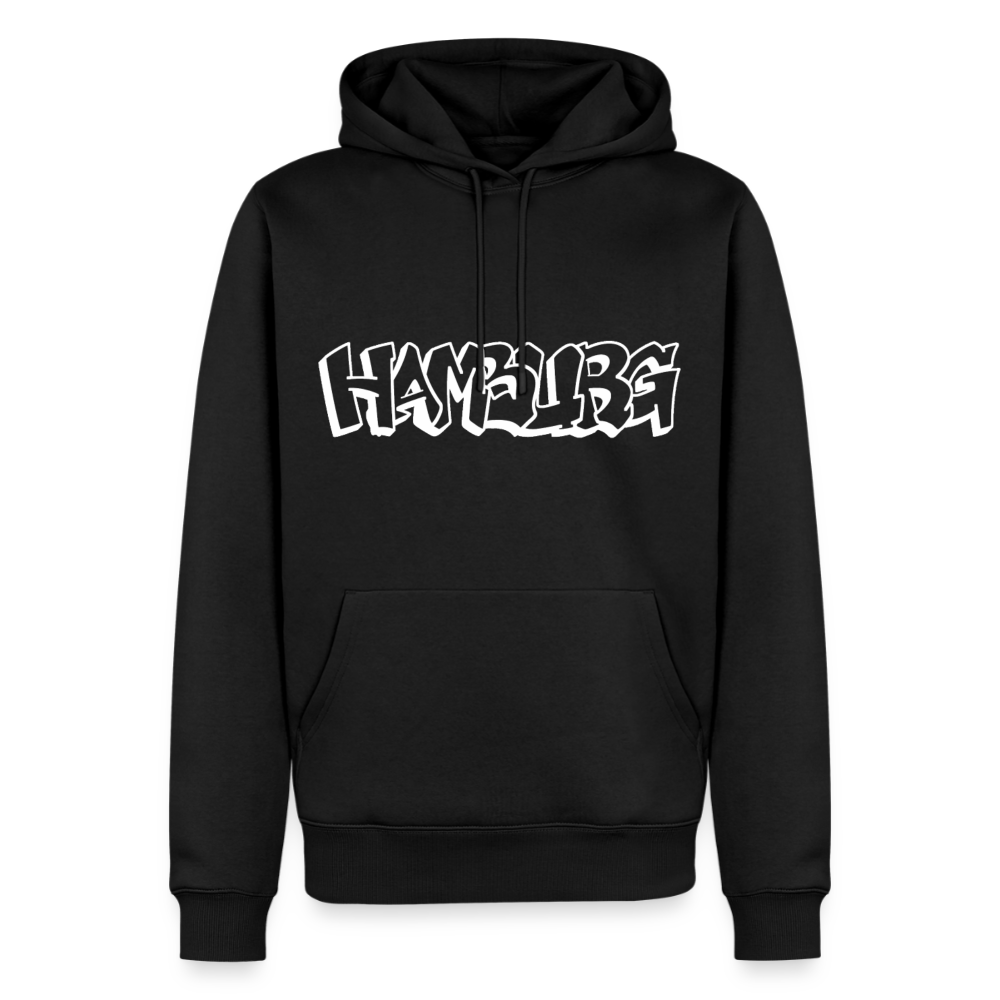 Hoodie Hamburg "Graffiti" Bright Edition - Schwarz