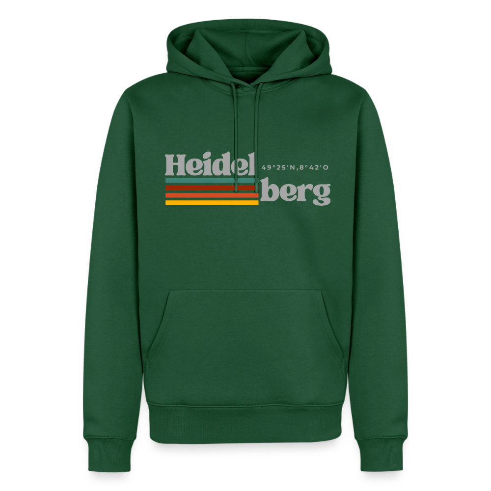 Hoodie Heidelberg "Retro" - Flaschengrün