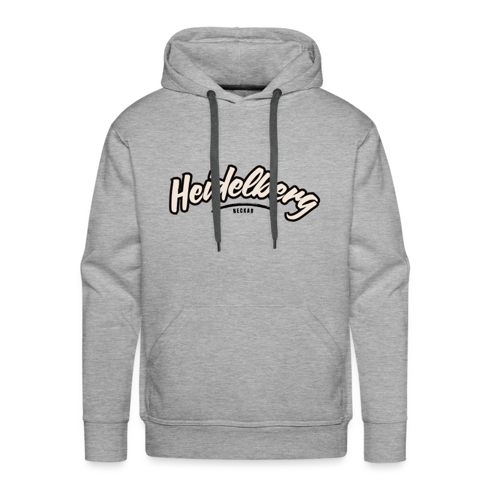 Hoodie Heidelberg "Graffiti Tag" - Grau meliert