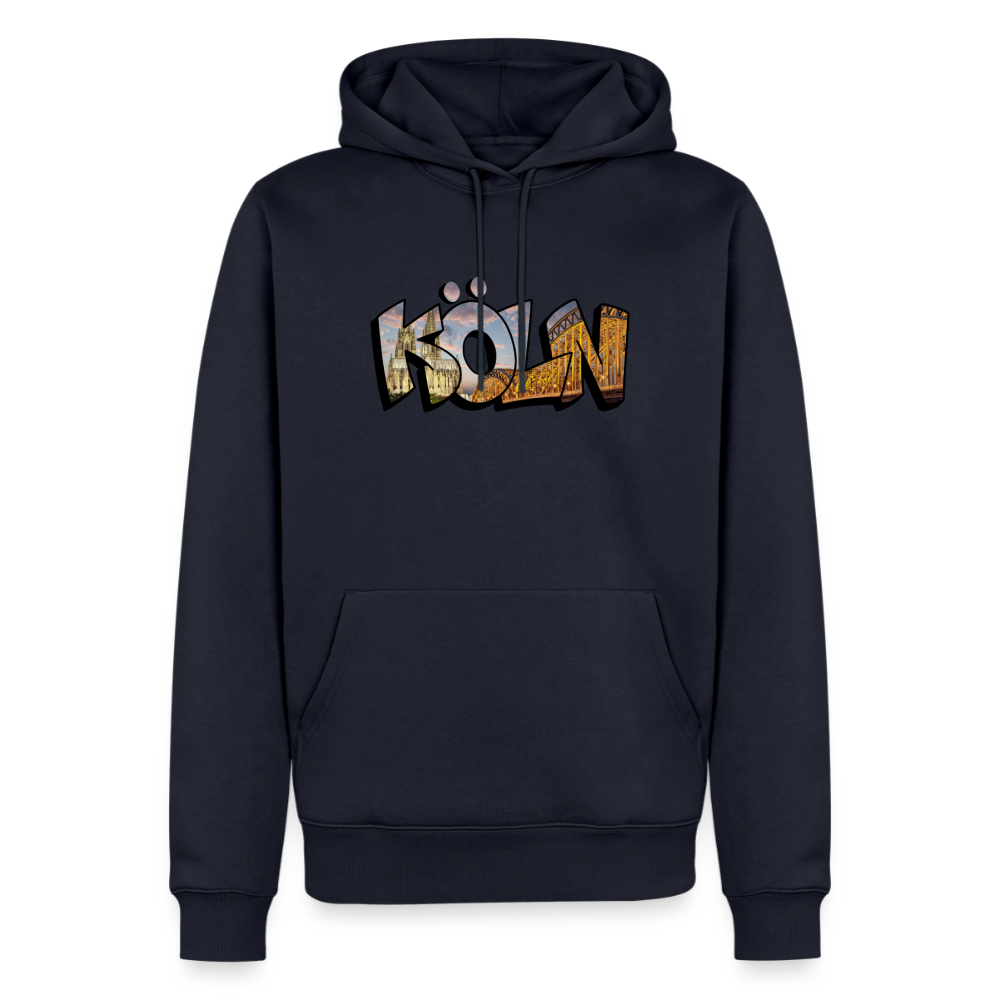 Hoodie Köln "Skyline Sunset" - Navy