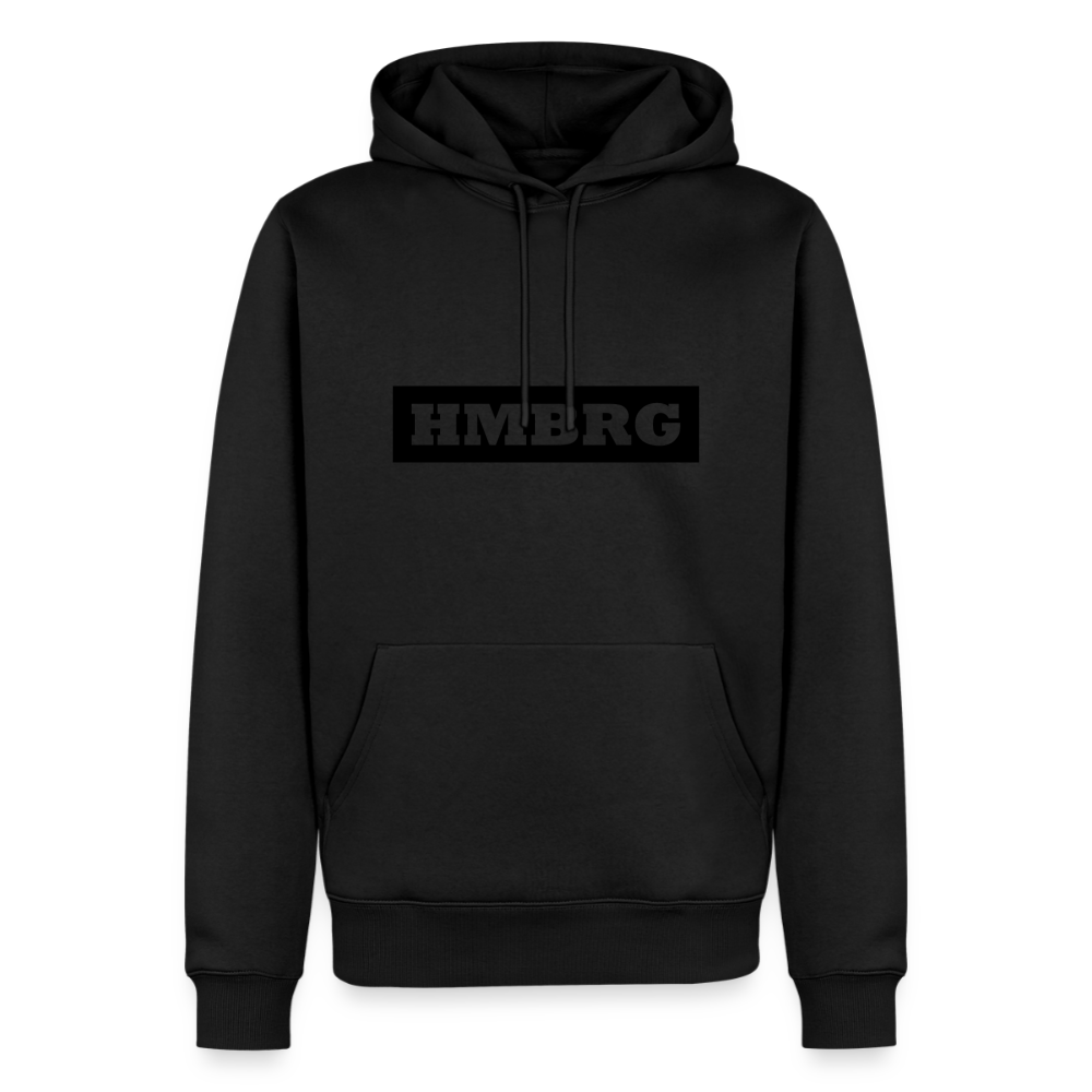 Hoodie Hamburg "HMBRG" Dark Edition - Schwarz