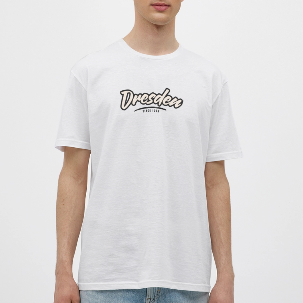 T-Shirt Dresden "Graffiti Tag" - Weiß