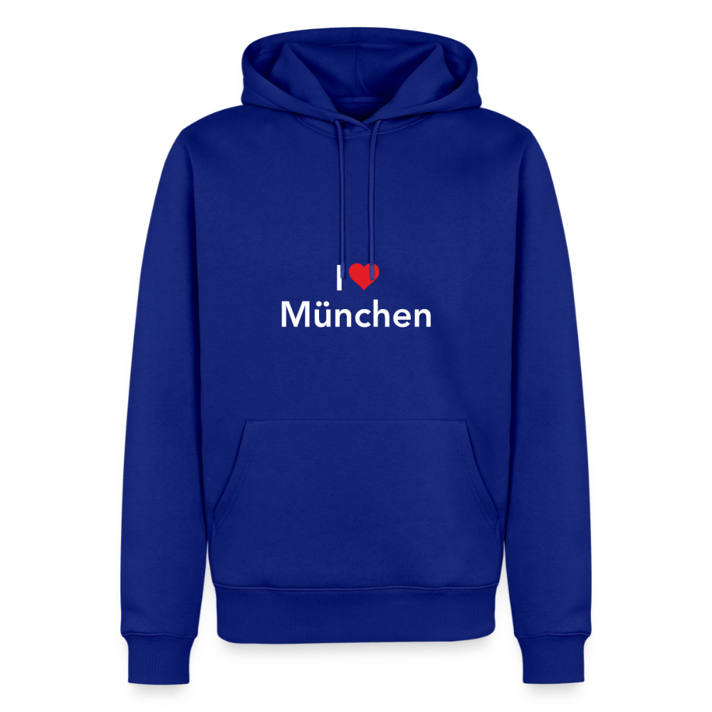 Hoodie "I Love München" Bright Edition - Royalblau