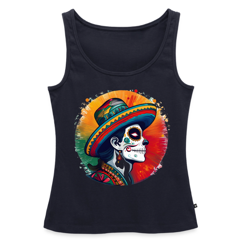 Tanktop Ladies Mexico "La Catrina Side" - Navy