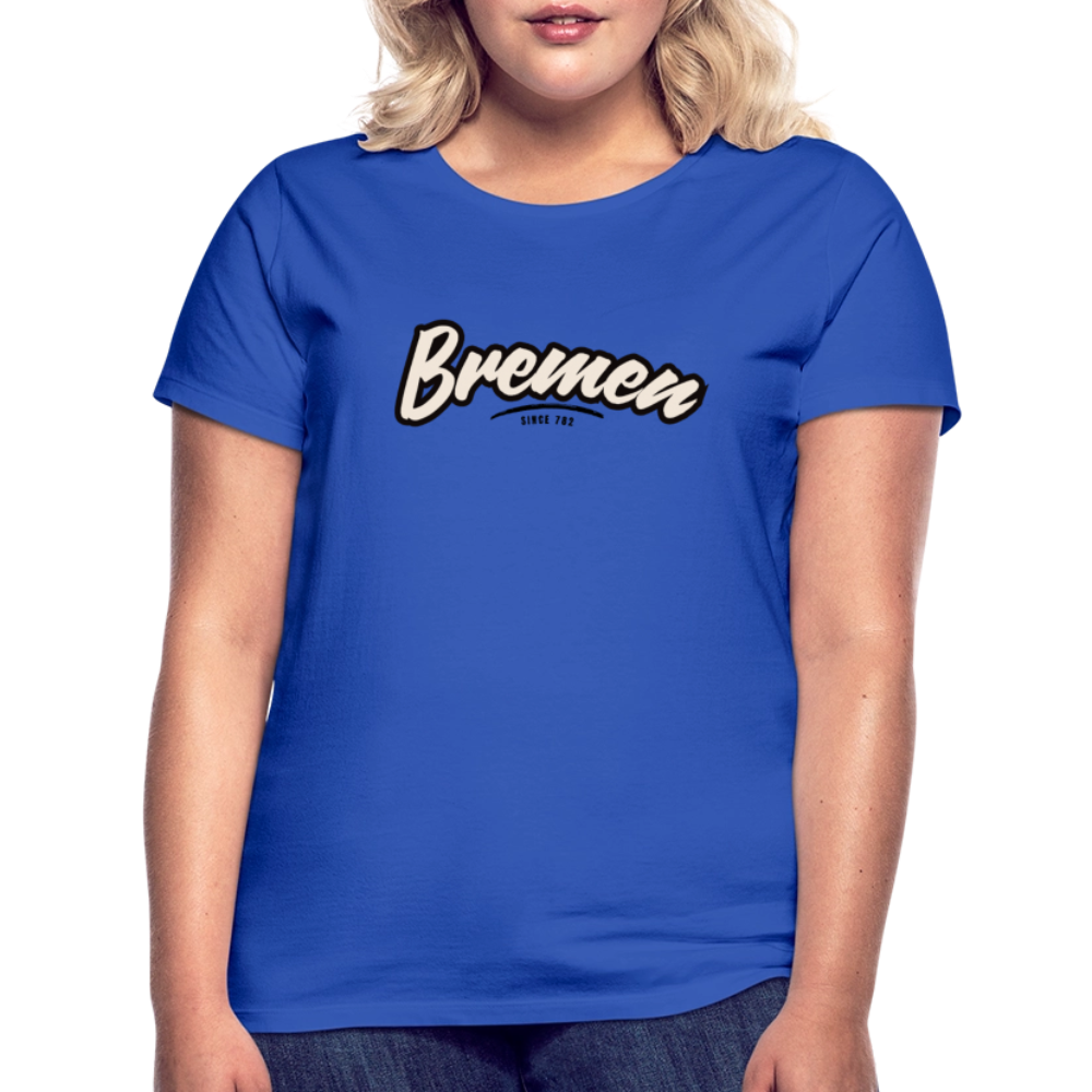 T-Shirt Ladies Bremen "Graffiti Tag" - Royalblau