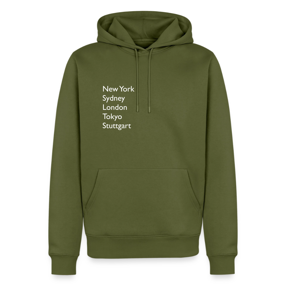 Hoodie Stuttgart "Metropolen" Bright Edition - Khaki