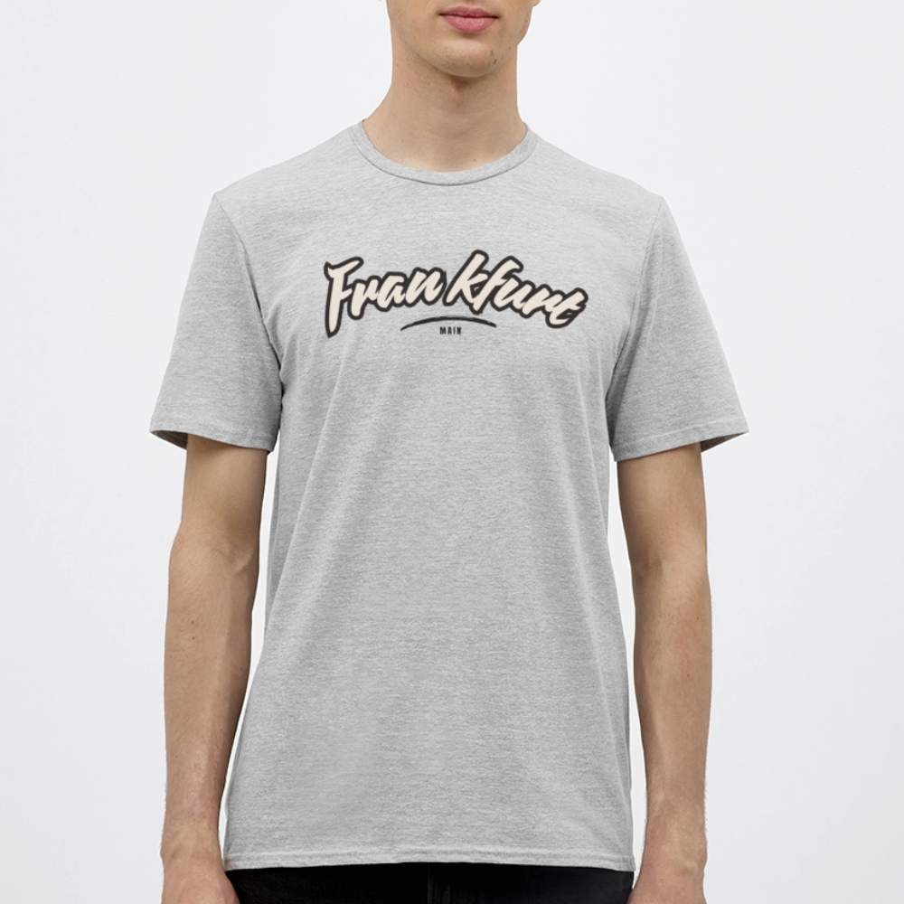 T-Shirt Frankfurt (Main) "Graffiti Tag" - Grau meliert