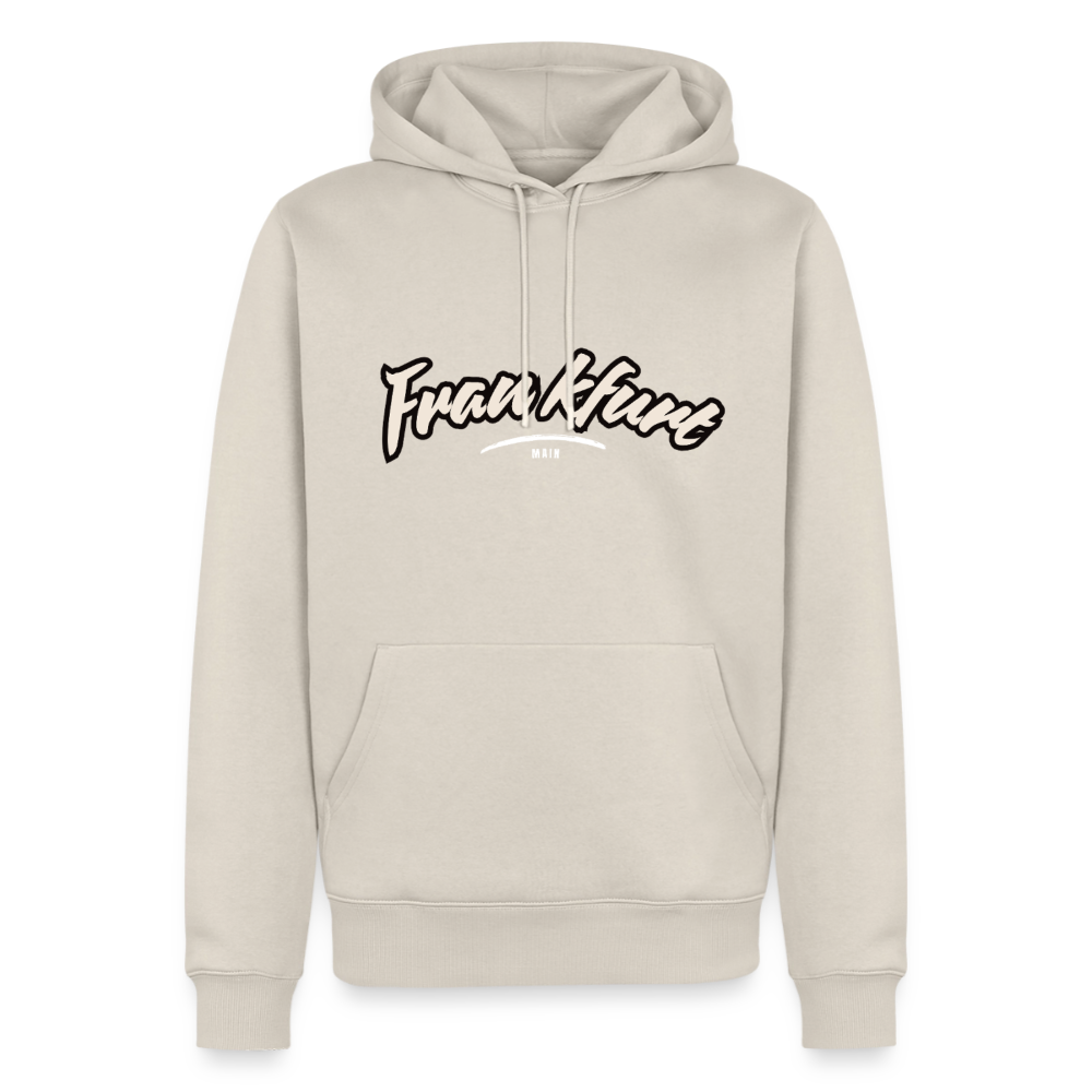 Hoodie Frankfurt (Main) "Graffiti Tag White" - Beige