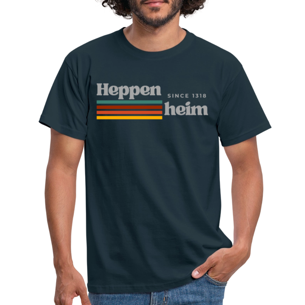 T-Shirt Heppenheim "Retro" - Navy