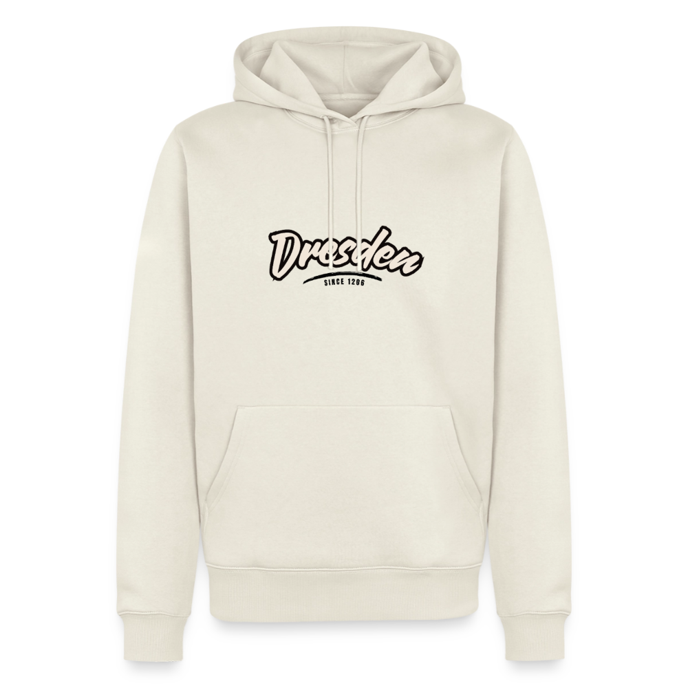 Hoodie Dresden "Graffiti Tag" - Naturweiß