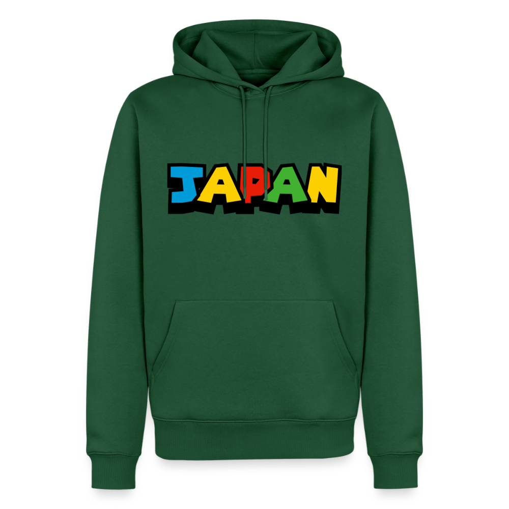 Hoodie Japan "Mario Style" - Flaschengrün