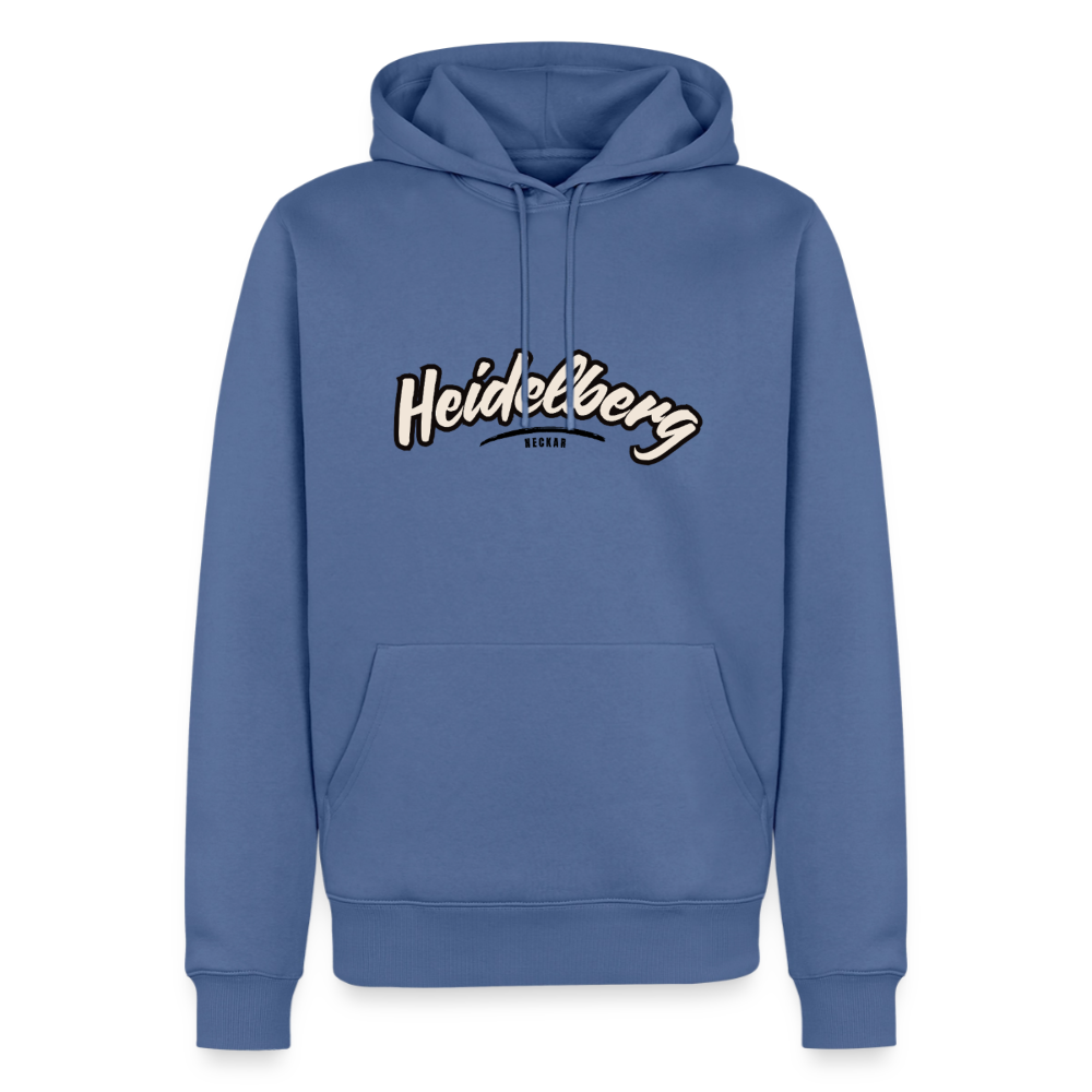 Hoodie Heidelberg "Graffiti Tag" - Taubenblau