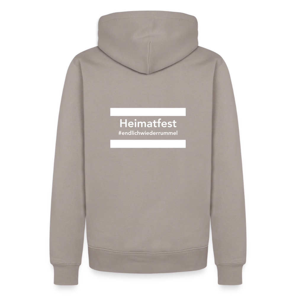Hoodie Schwelmer Heimatfest #endlichwiederrummel - Taupe