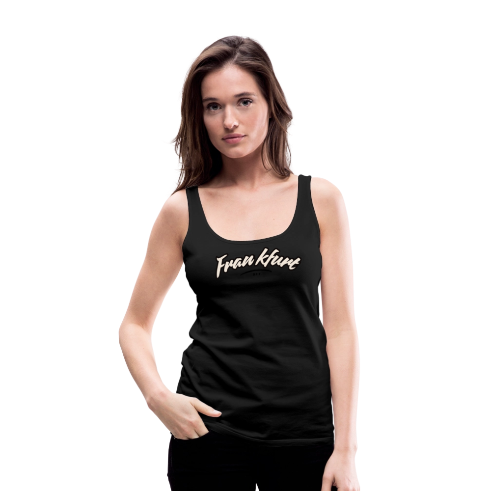 Tanktop Ladies Frankfurt (Main) "Graffiti Tag" - Schwarz