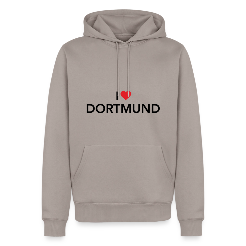 Hoodie "I Love Dortmund" Bright Edition - Taupe