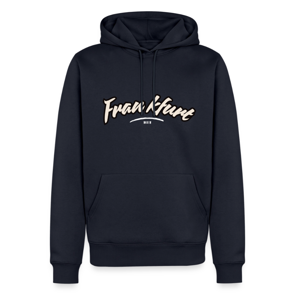 Hoodie Frankfurt (Main) "Graffiti Tag White" - Navy