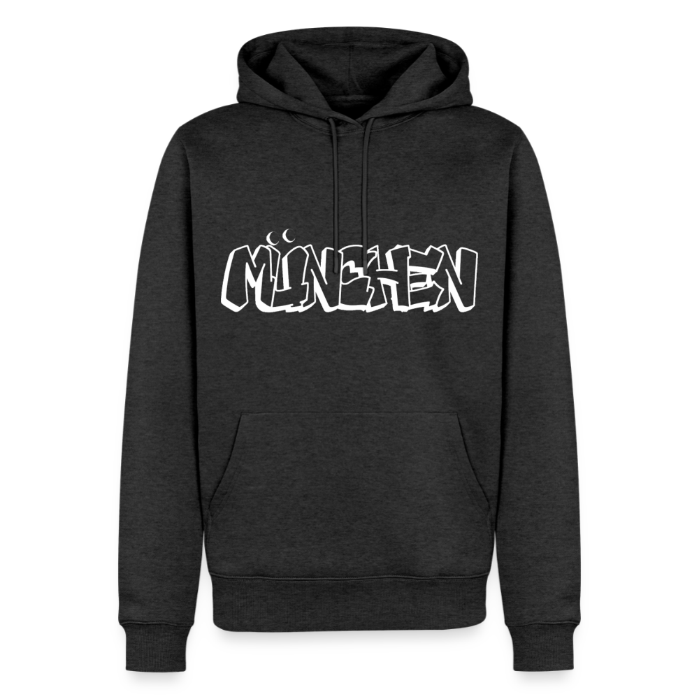 Hoodie München "Graffiti" Bright Edition - Anthrazit meliert