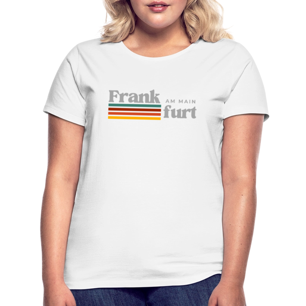 T-Shirt Ladies Frankfurt (Main) "Retro" - Weiß