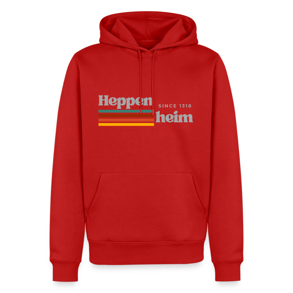 Hoodie Heppenheim "Retro" - Rot