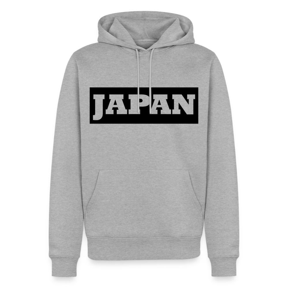 Hoodie Japan "Bold" - Grau meliert