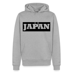 Hoodie Japan "Bold" - Grau meliert