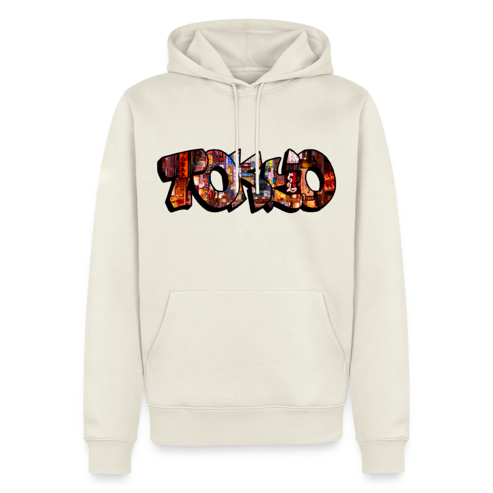 Hoodie Japan Graffiti "Tokyo" - Naturweiß